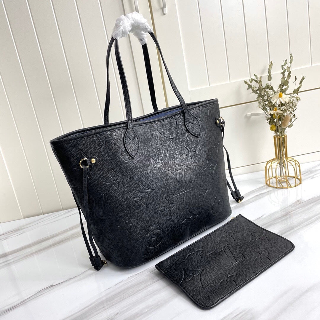 Louis Vuitton Neverfull MM Monogram Empreinte Leather