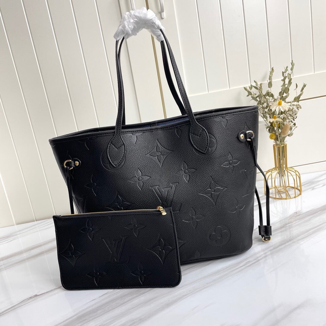 Louis Vuitton Neverfull MM Monogram Empreinte Leather