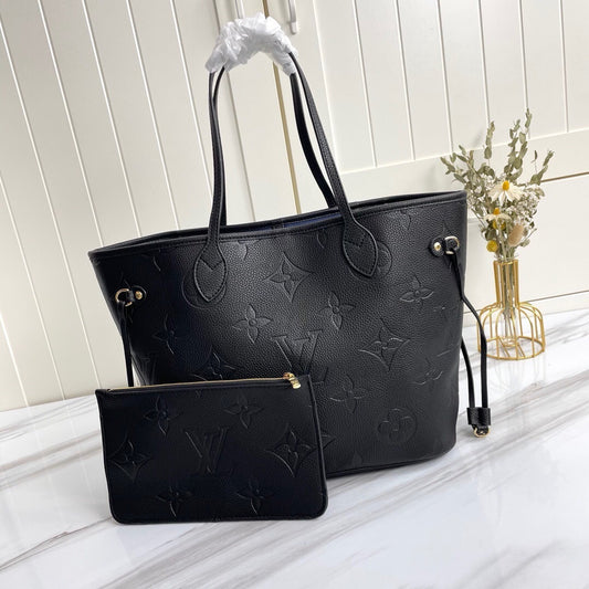 Louis Vuitton Neverfull MM Monogram Empreinte Leather